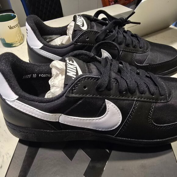 MENS NIKE FIELD GENERAL 82 SP BLACK WHITE MEN'S SIZE 10 NEW - Picture 3 of 9